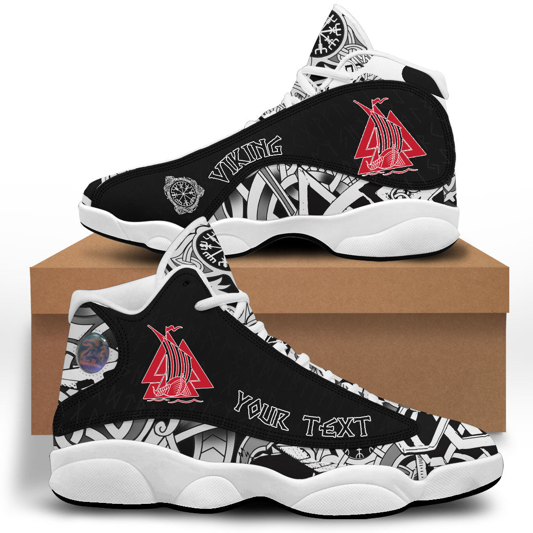 (Custom) Viking - Warship Of The Vikings Drakkar Valknut Sneakers J13 RLT12