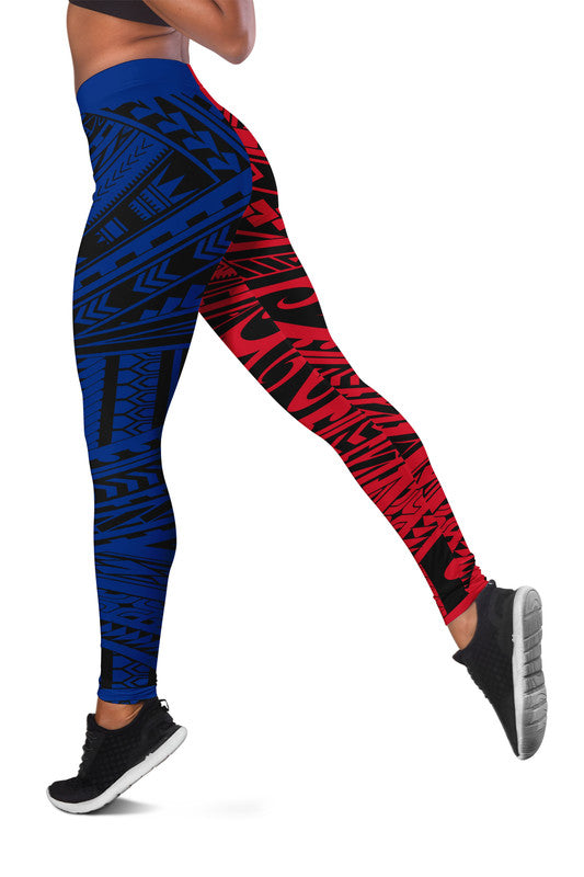 Samoa Independence Day Quotes Women Leggings Military Polynesian Pattern LT9