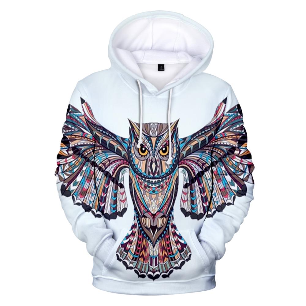 Owl Symbol Native American All Over Hoodie LT10