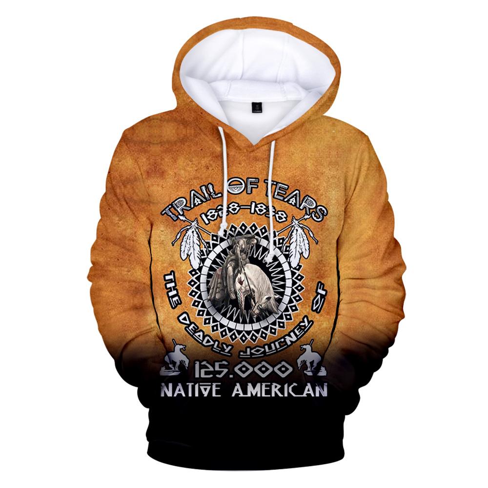 The End Of The Trail Native American All Over Hoodie LT10
