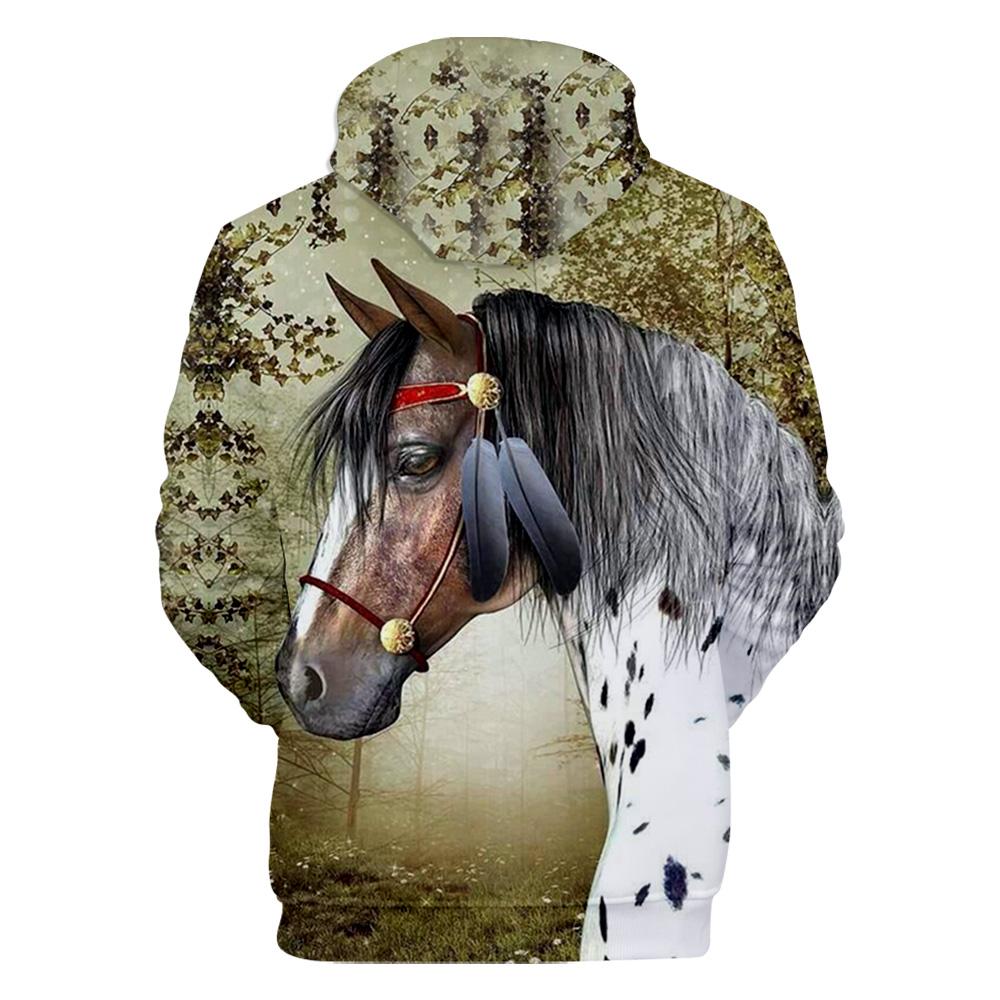 Warrior Horse Native American All Over Hoodie LT10