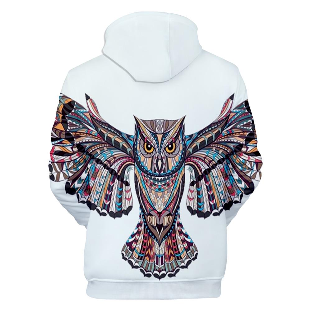 Owl Symbol Native American All Over Hoodie LT10