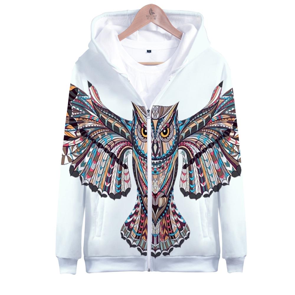 Owl Symbol Native American All Over Hoodie LT10