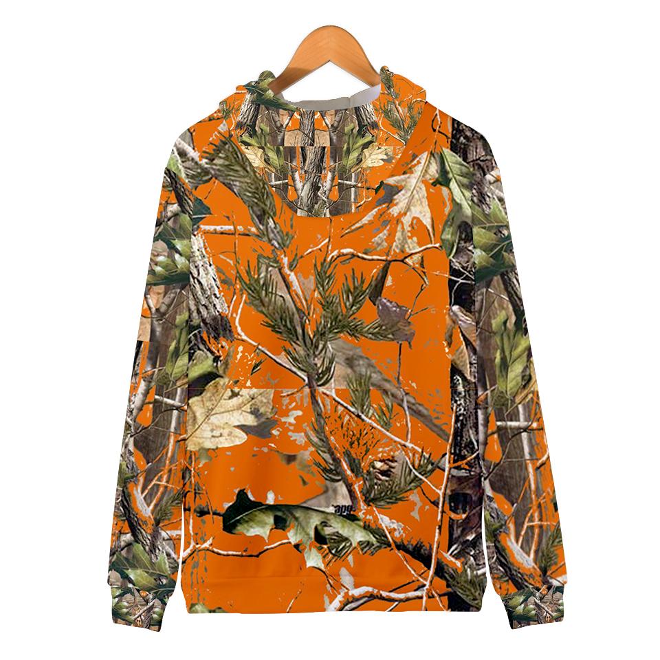 Wolf Orange Native American Zip Hoodie LT10