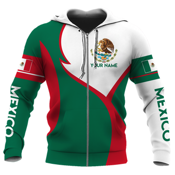 Mexico Green And Red Style Personalized Hoodie