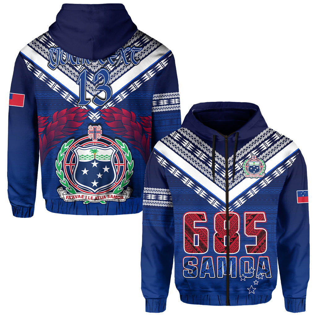 Custom Samoa 685 Hoodie Uso Aso Uma Toa Samoa Rugby History Made LT13