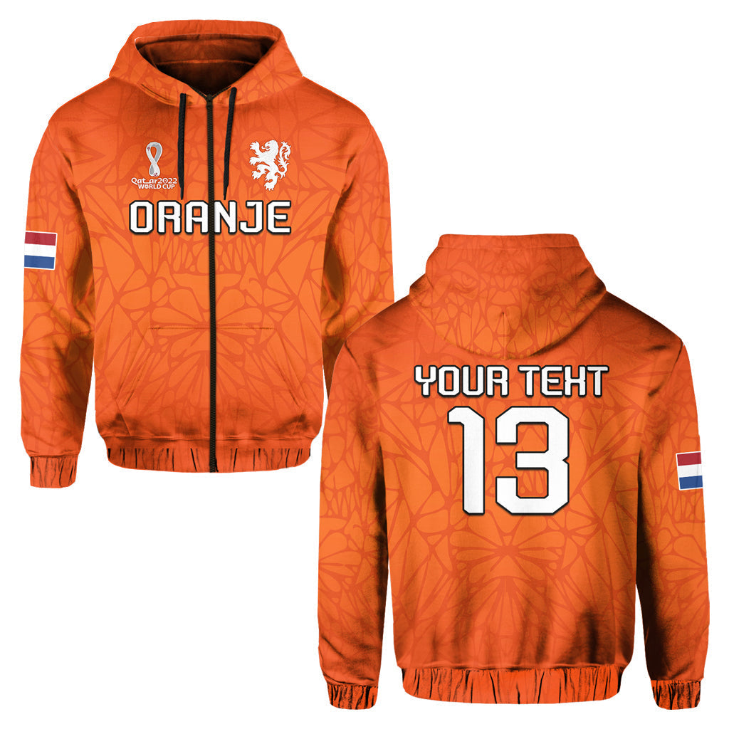 Custom Football Hoodie 2022 Soccer World Cup Oranje Champions LT13