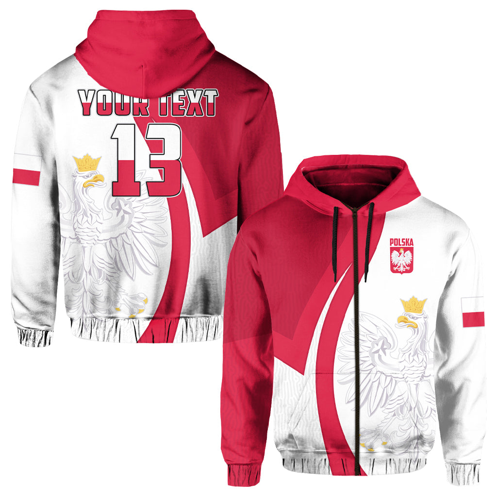 Custom Poland Football Hoodie Come On Biao Czerwoni Soccer Polski Champions World Cup LT13