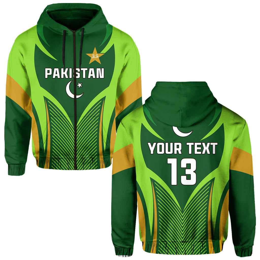 Custom Pakistan CrickeHoodie Green Shaheens Champion LT13