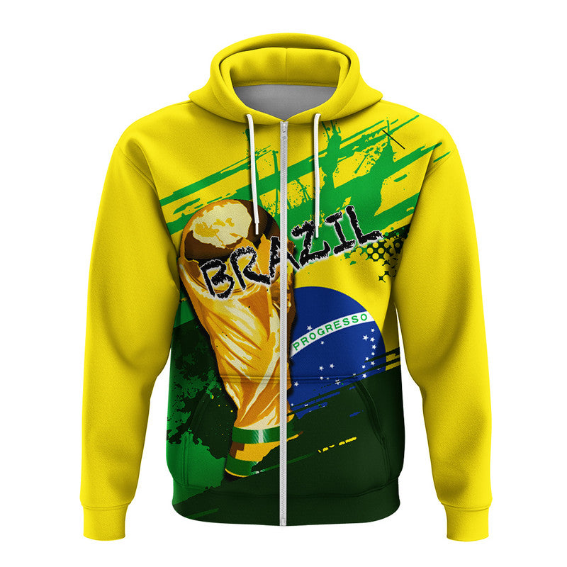 Custom Brazil World Cup Soccer Hoodie LT6