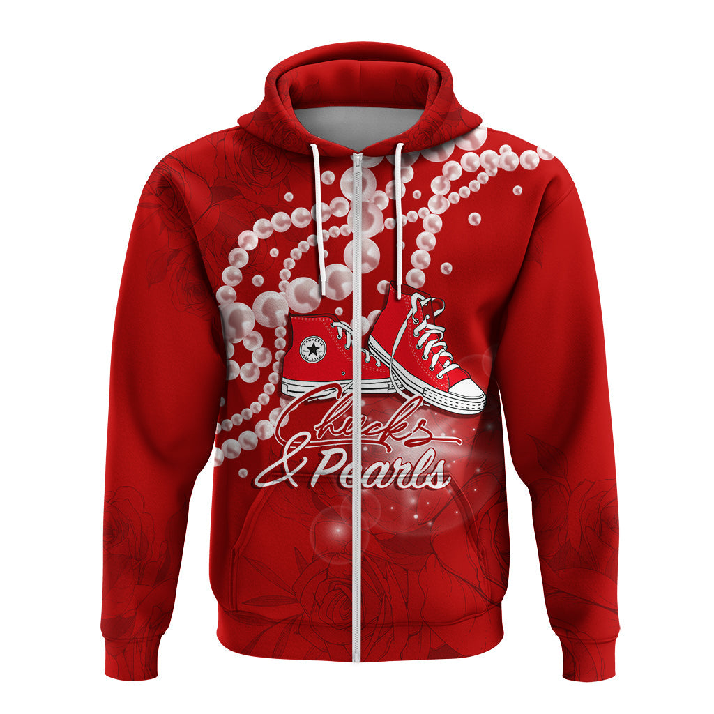 Womxns History Month Hoodie Chucks and Pearls Change The World LT7