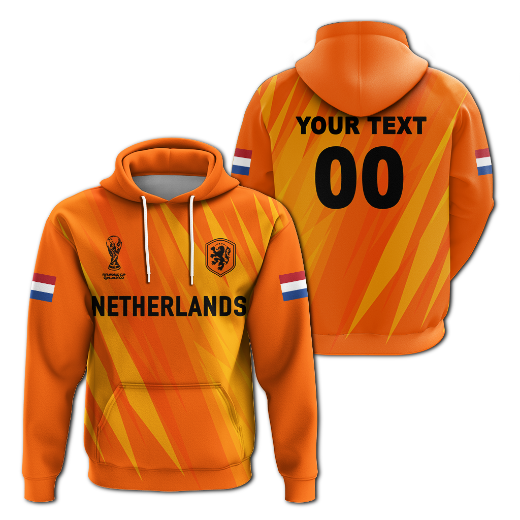 Custom Netherlands Football 2022 Champions Pride Hoodie LT12