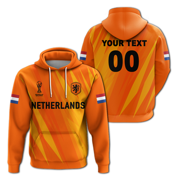 Custom Netherlands Football 2022 Champions Pride Hoodie LT12