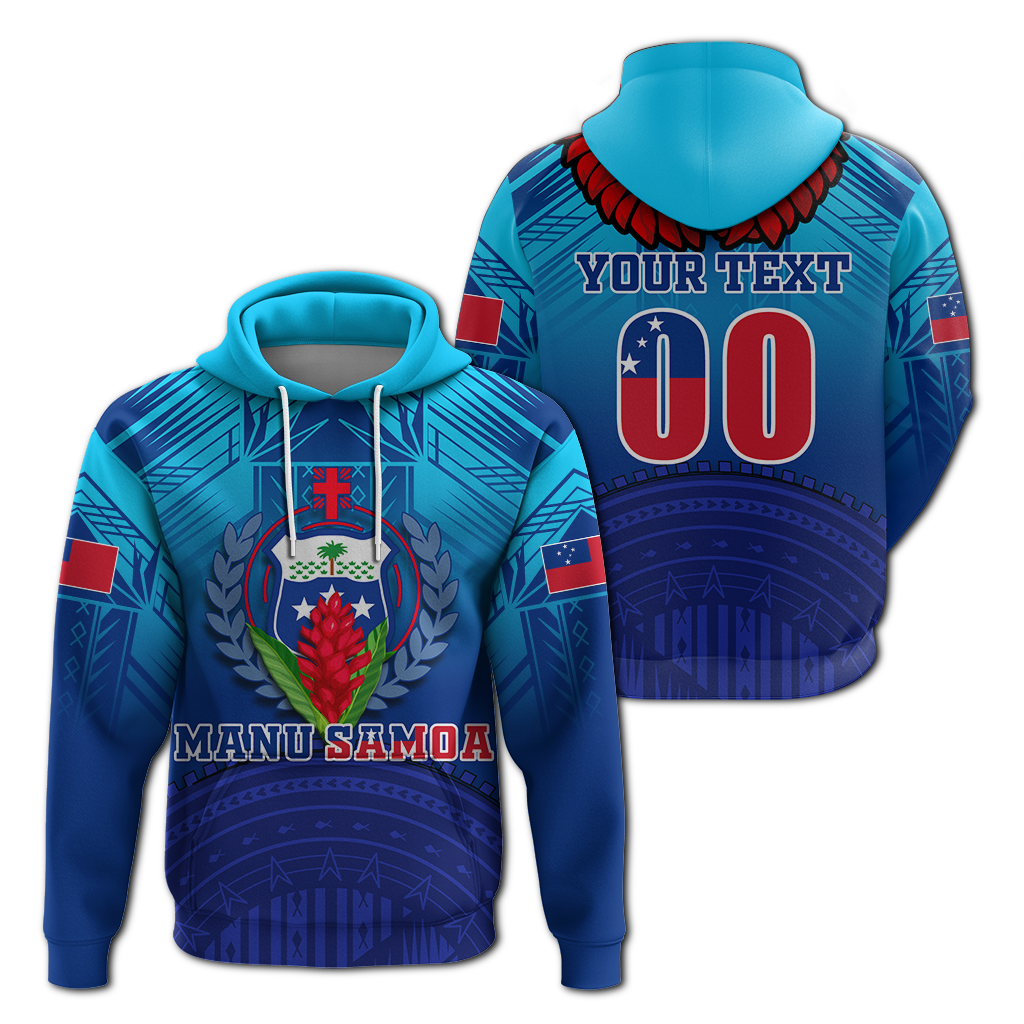 Custom Personalised Manu Samoa Legend Hoodie LT12