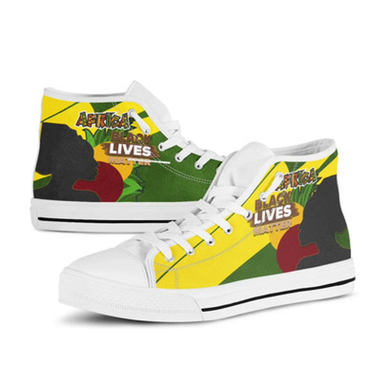 OES High Top Shoes African Patterns Pride Style High Top Shoes RLT7