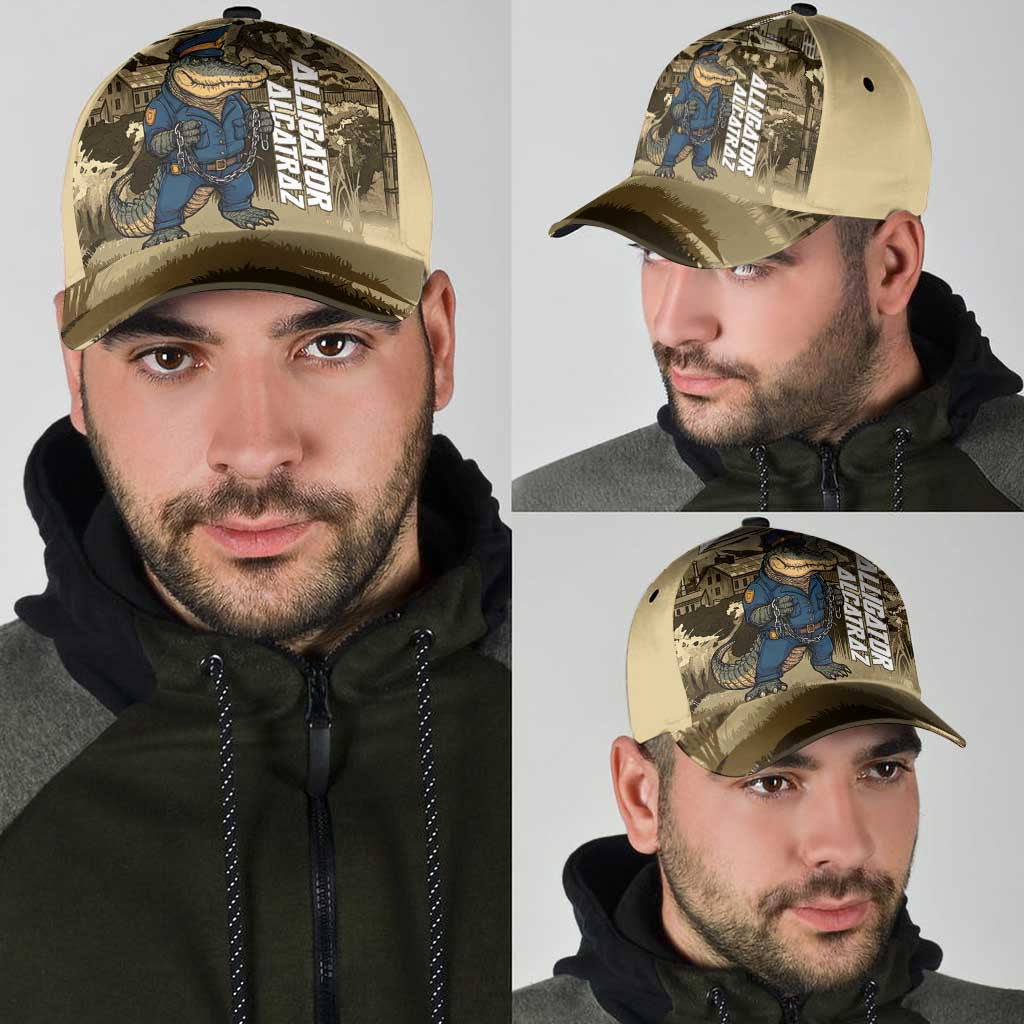 Alligator Alcatraz Classic Cap Police Gator Rock Penitentiary LT14