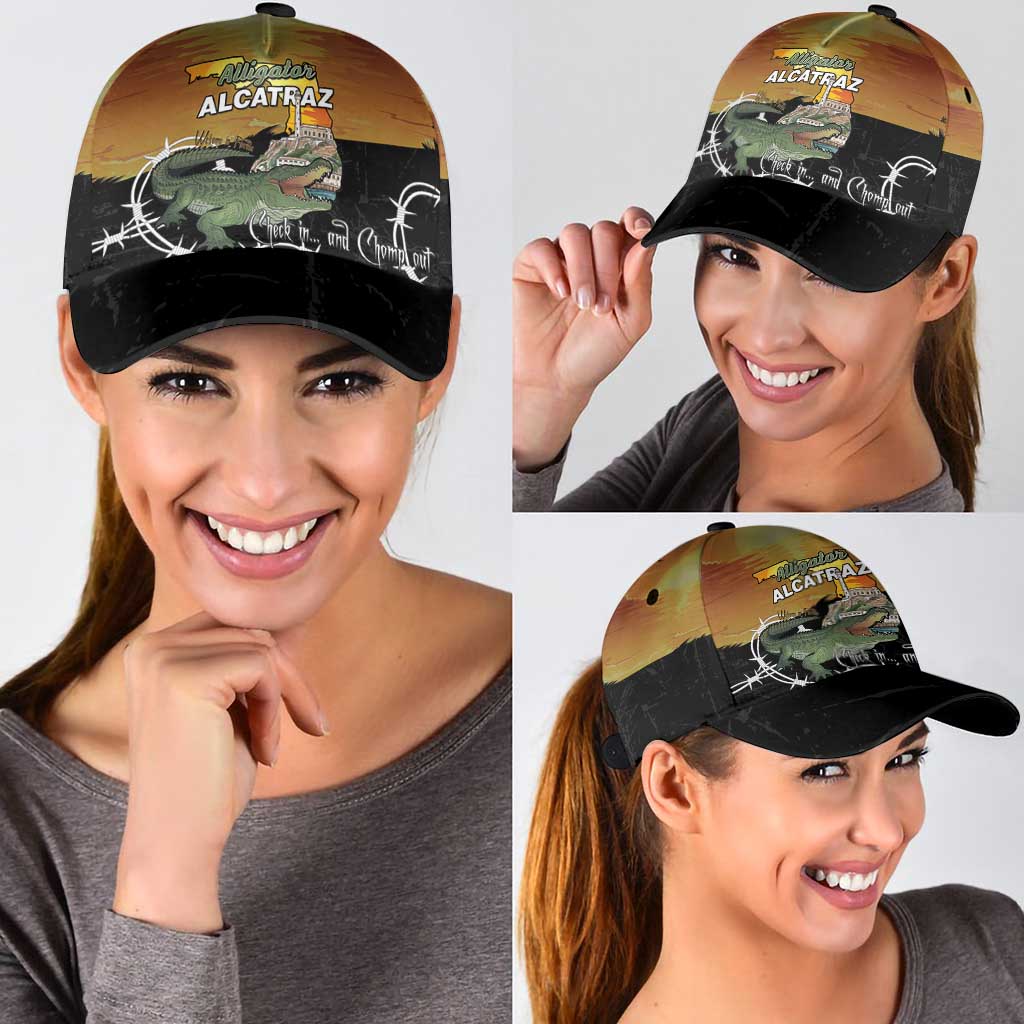 Alligator Alcatraz Classic Cap Prison Florida Everglades LT15