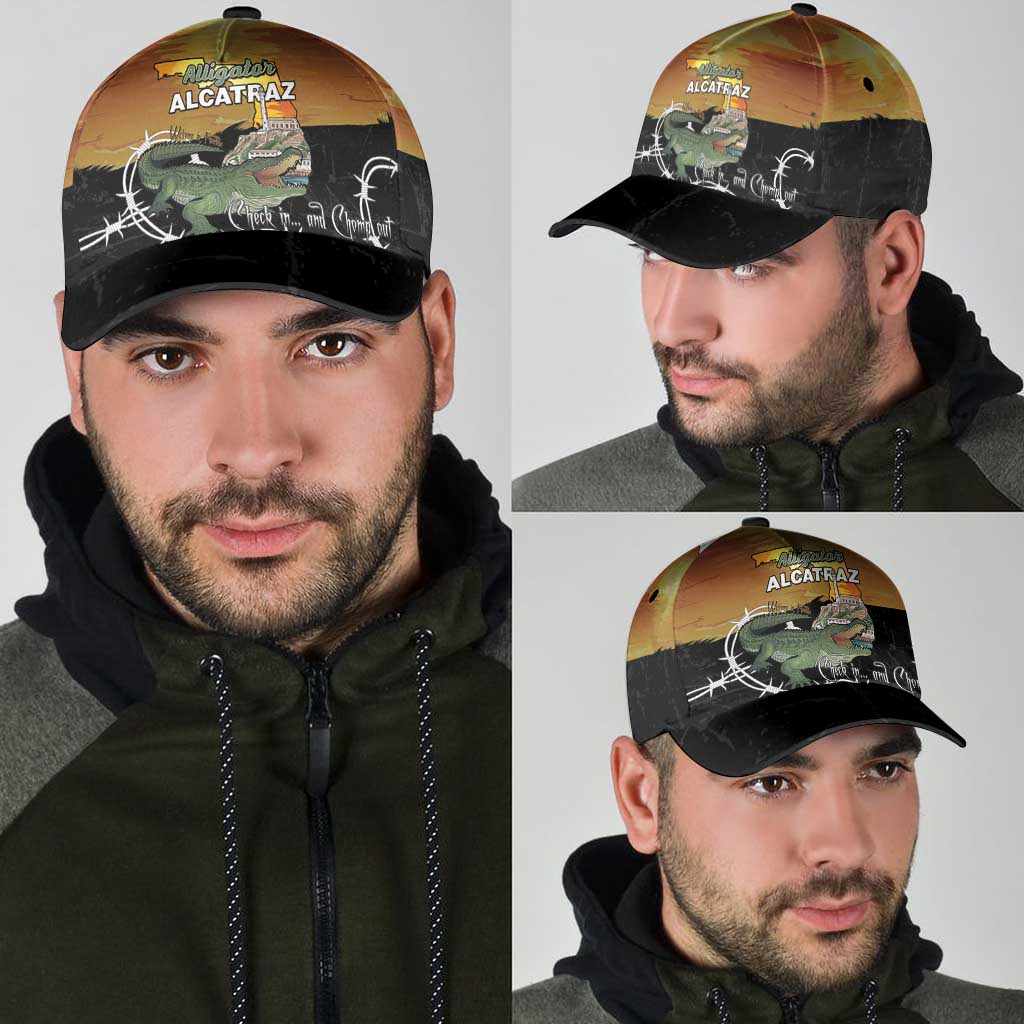 Alligator Alcatraz Classic Cap Prison Florida Everglades LT15