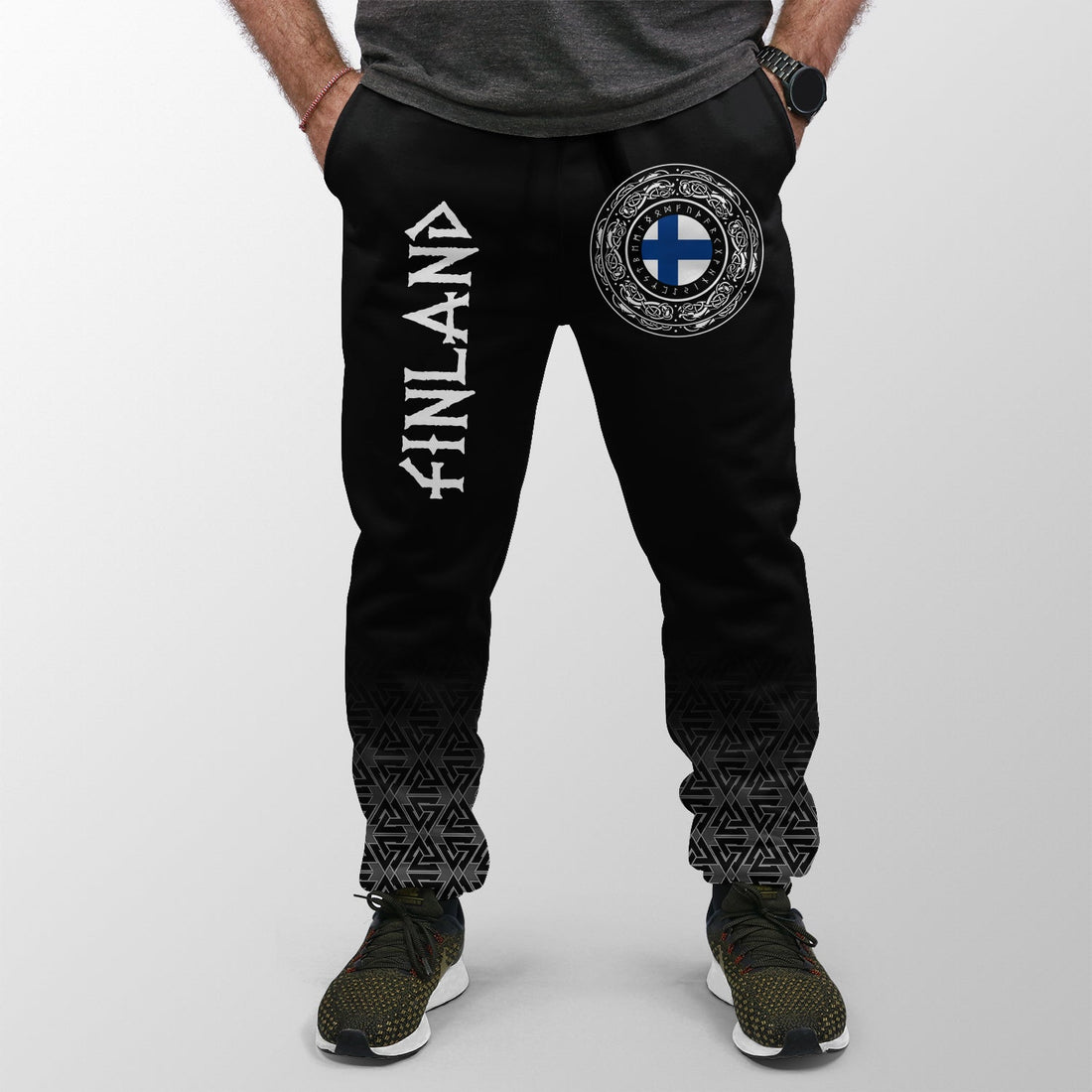 Viking Jogger (Women's/Men's) Finland Coat Of Arms RLT12