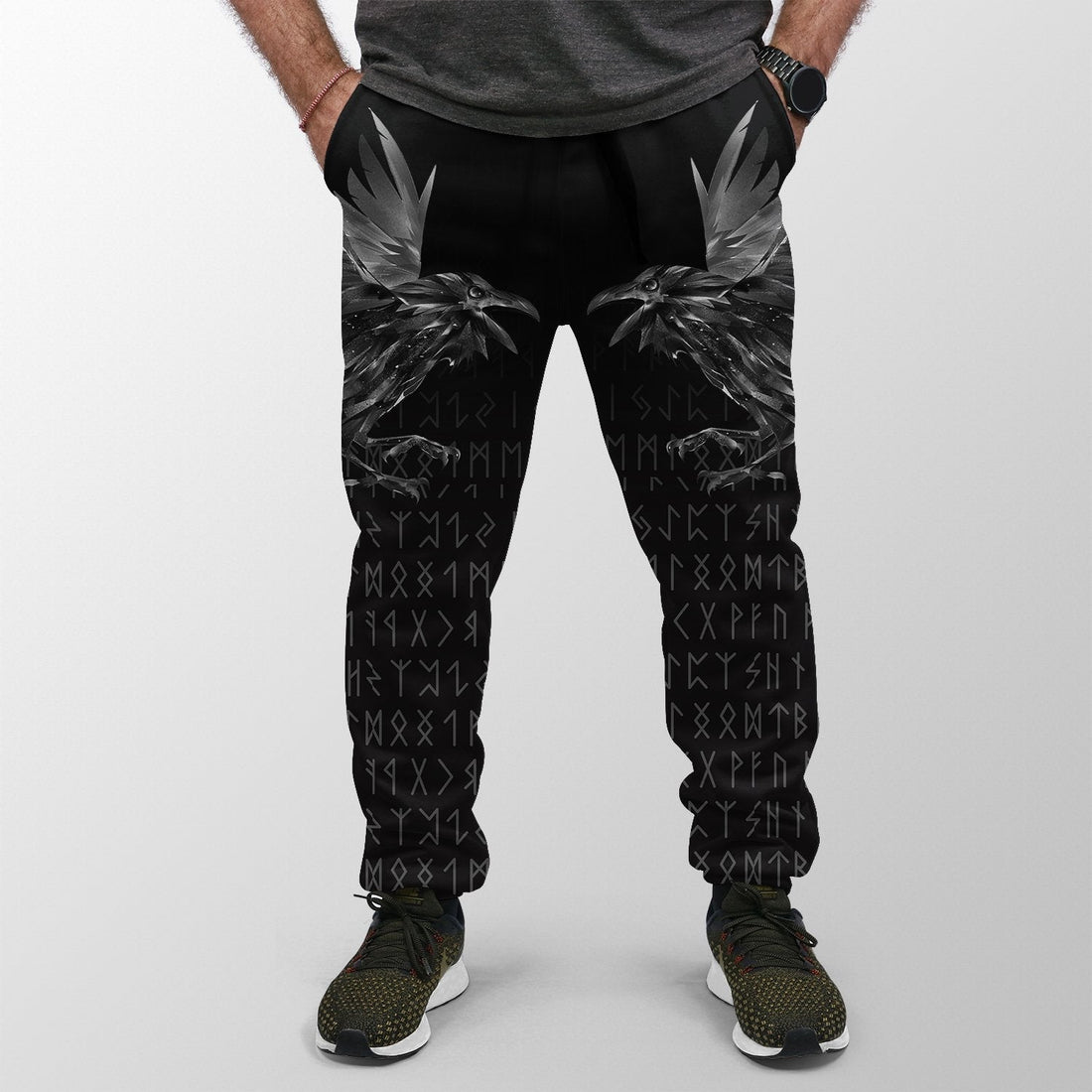 Viking Jogger The Raven Of Odin Rune RLT12