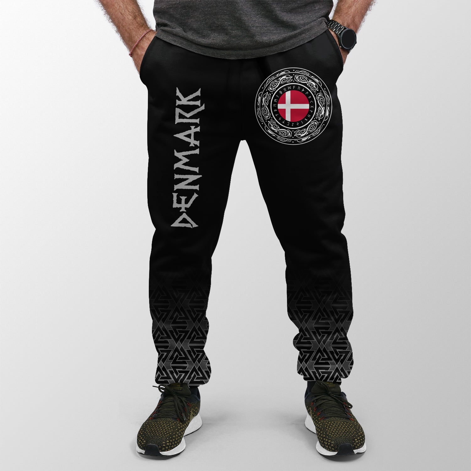 Viking Jogger (Women's/Men's) Denmark Coat Of Arms RLT12