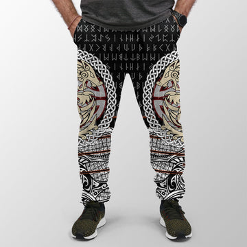 Viking Jogger (Women's/Men's) Fenrir Vikings Tattoo 3D RLT12