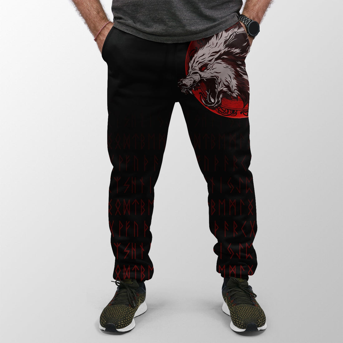 Viking Jogger (Women's/Men's) Wolf Blood Moon RLT12