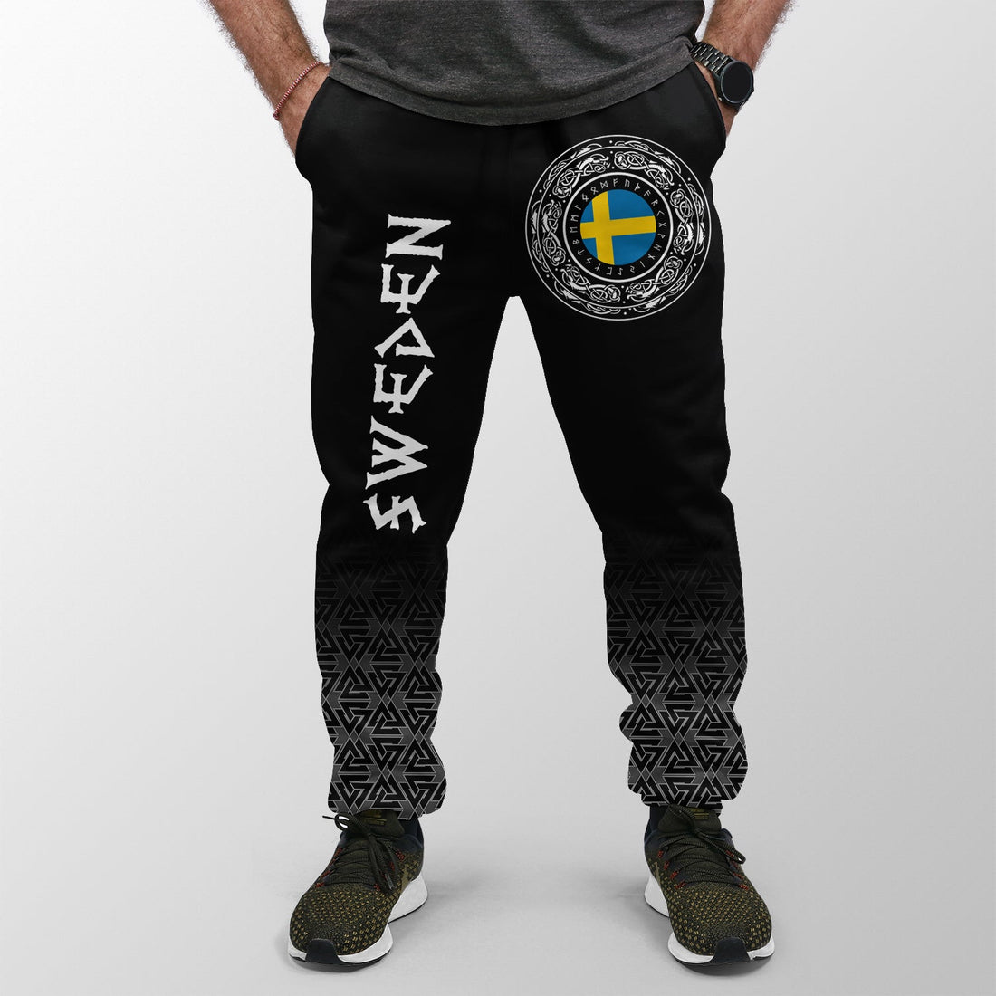 Viking Jogger (Women's/Men's) Sweden Coat Of Arms RLT12