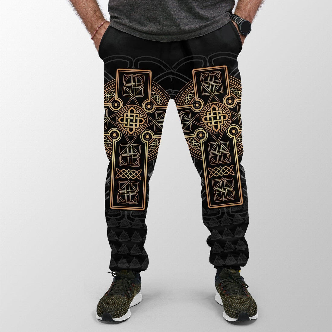 Viking Jogger (Women's/Men's) Odin's Celtic Raven Tattoo RLT12
