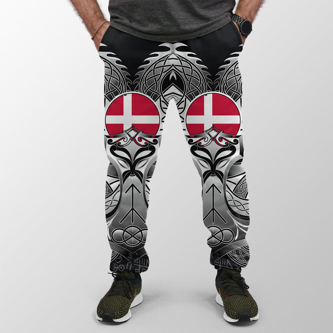 Viking Jogger (Women's/Men's) Denmark Mjolnir and Double Dragon RLT12