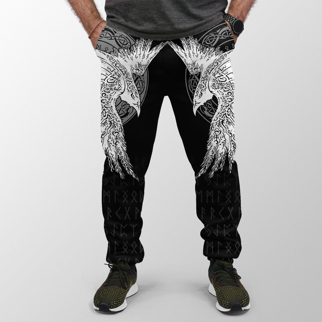 Viking Jogger (Women's/Men's) Mystical Raven Tattoo Special RLT12