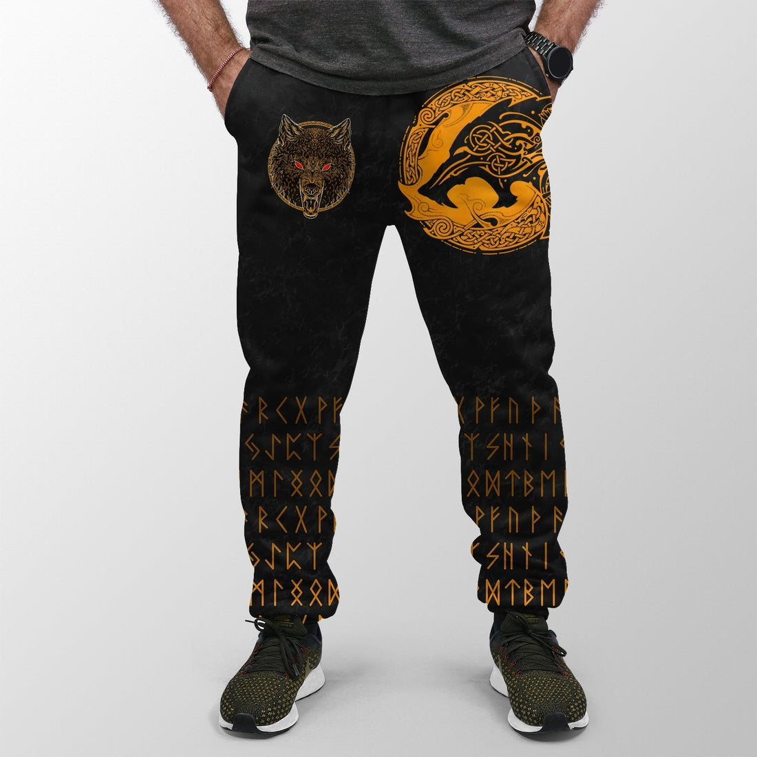 Viking Jogger (Women's/Men's) Fenrir Wolf Orange RLT12