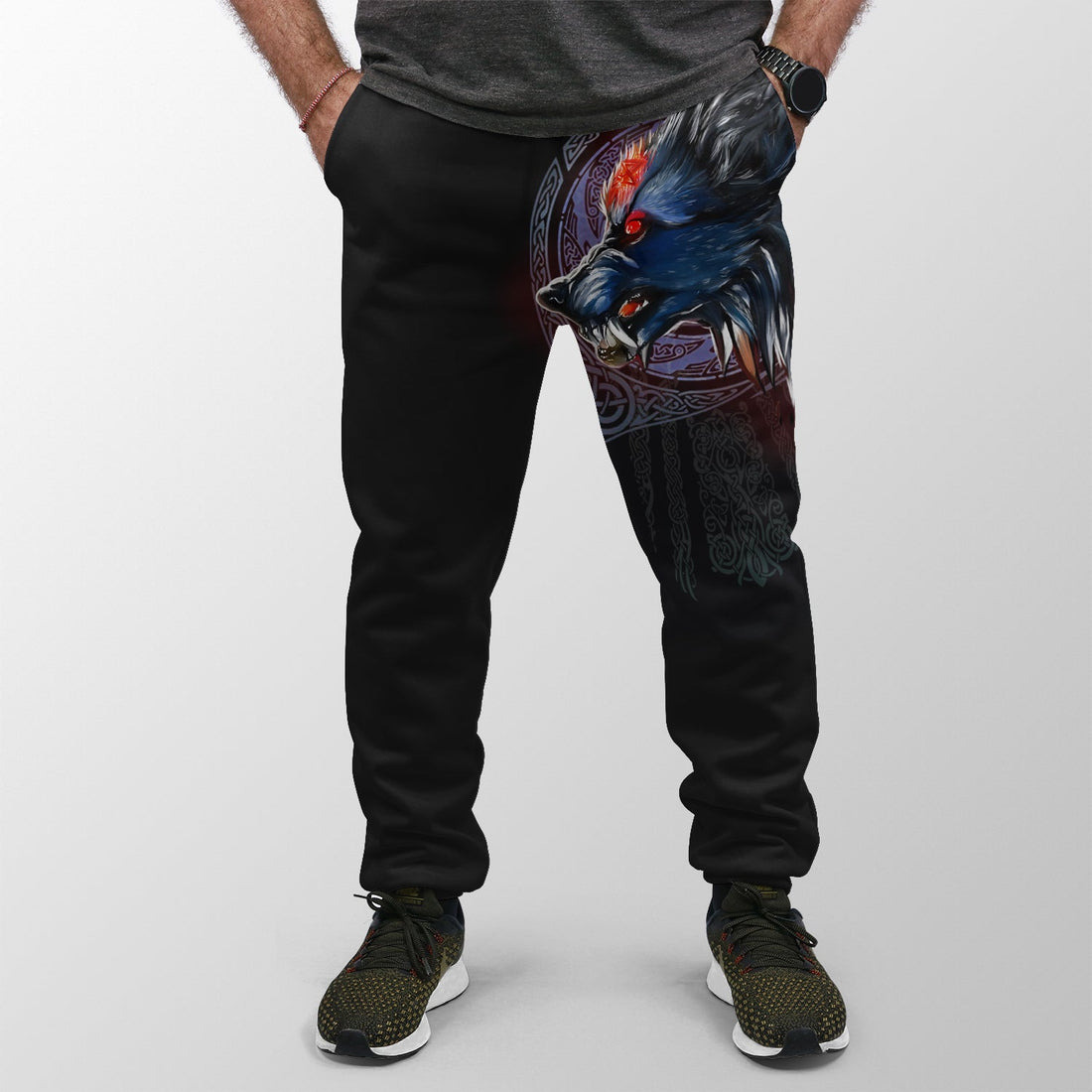 Viking Jogger (Women's/Men's) Viking Fenrir Wolf 3D RLT12