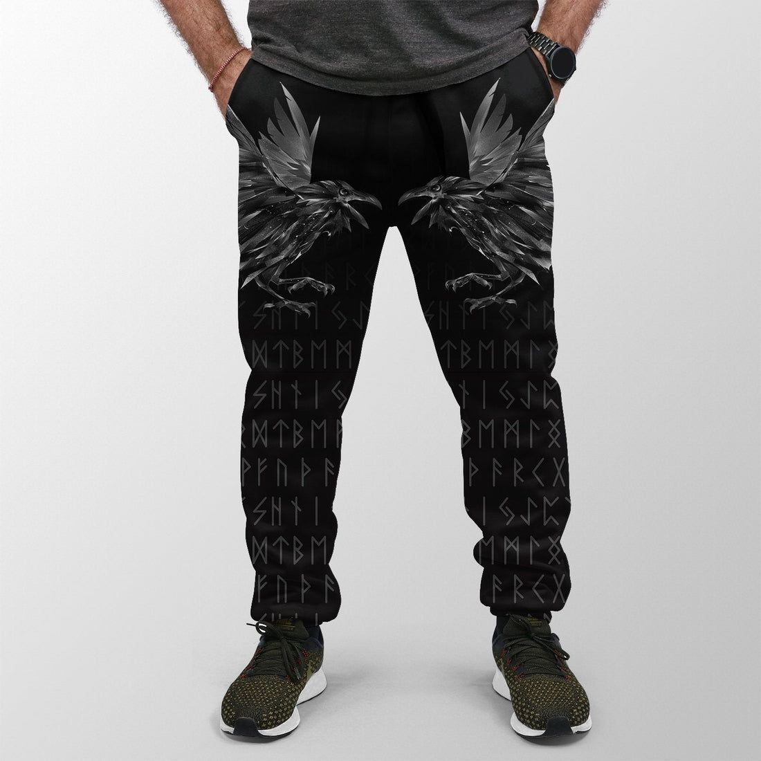 Viking Jogger Odin Huginn and Muninn Rune RLT12