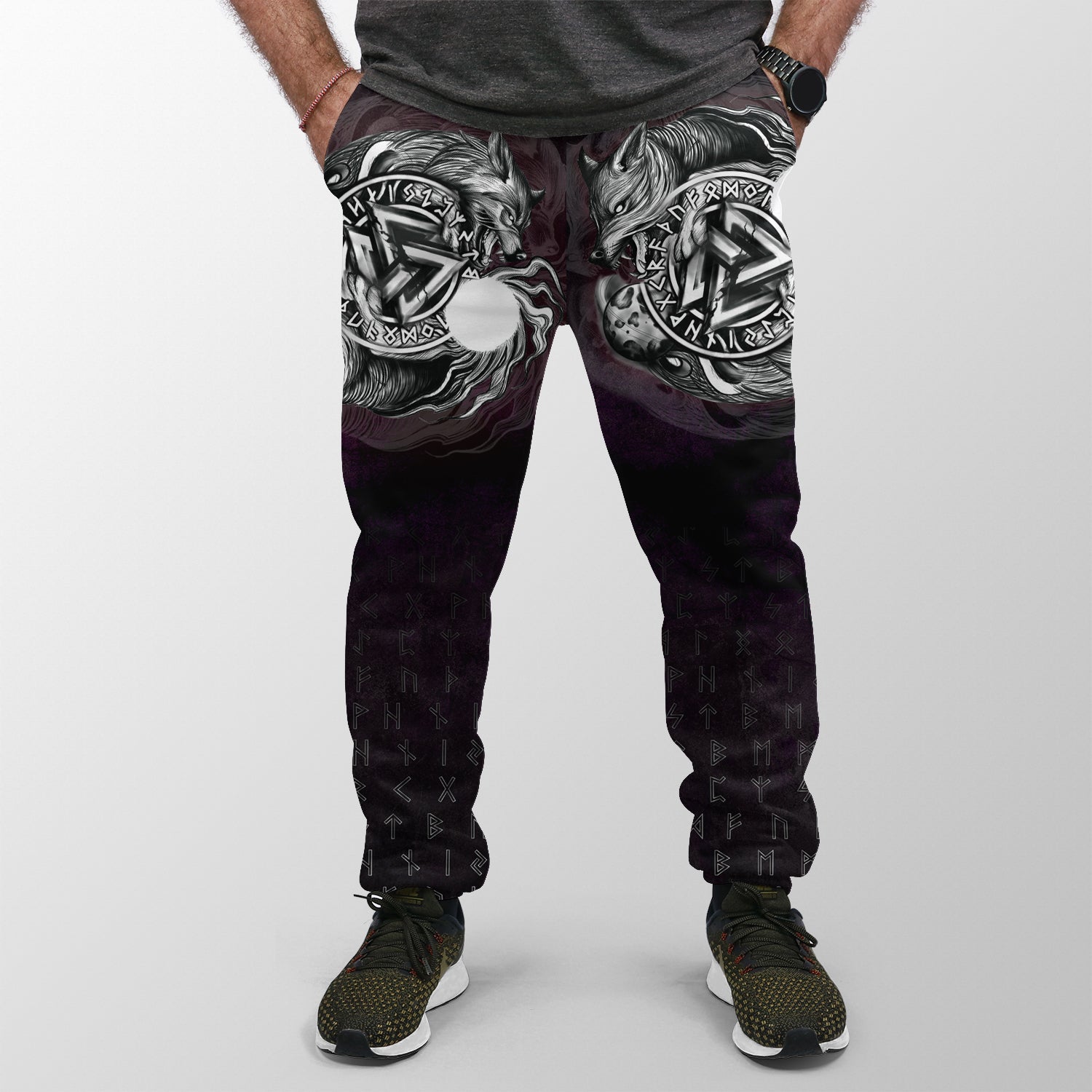 Viking Jogger (Women's/Men's) Hati and Skoll Valknut RLT12