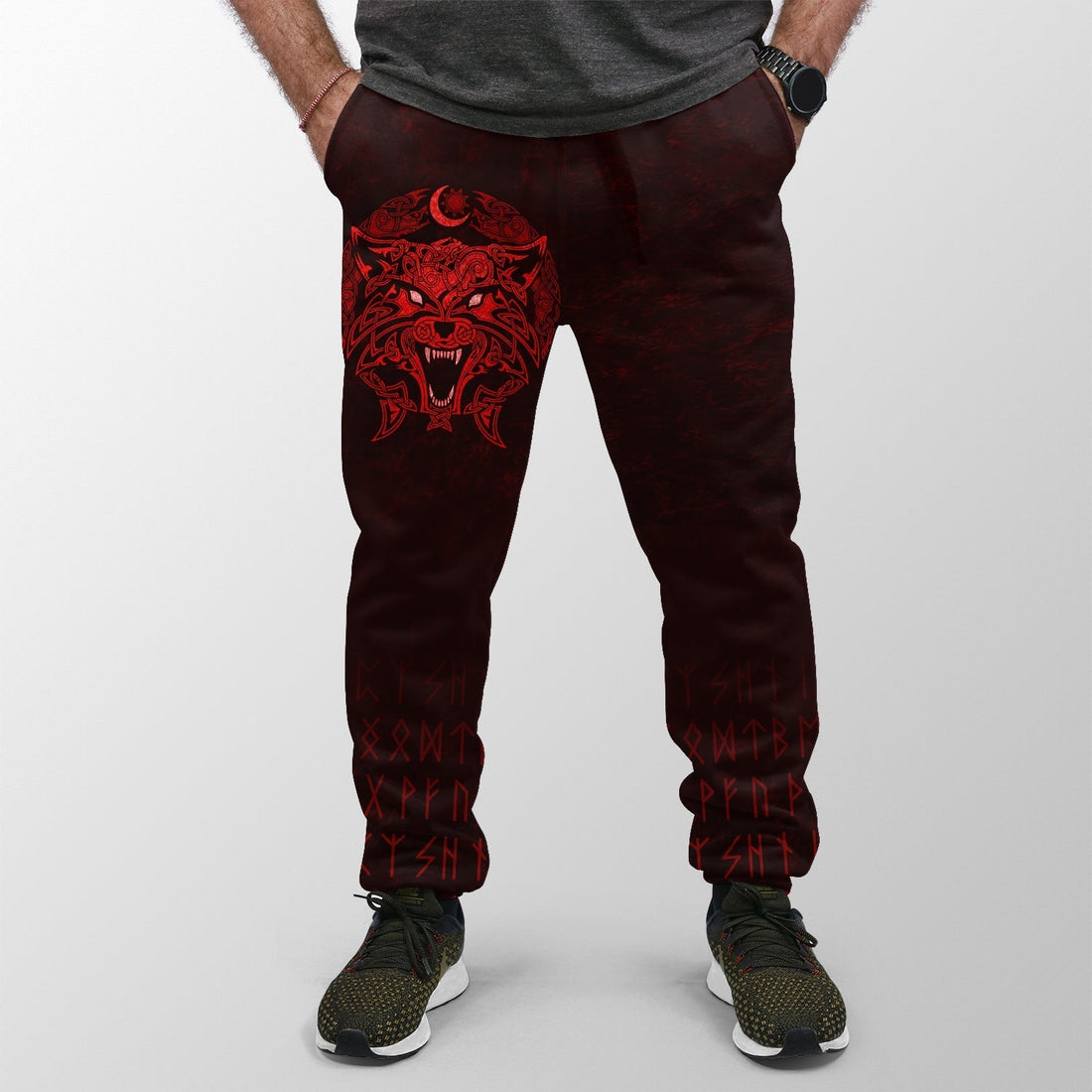 Viking Jogger (Women's/Men's) Fenrir Wolf Red RLT12
