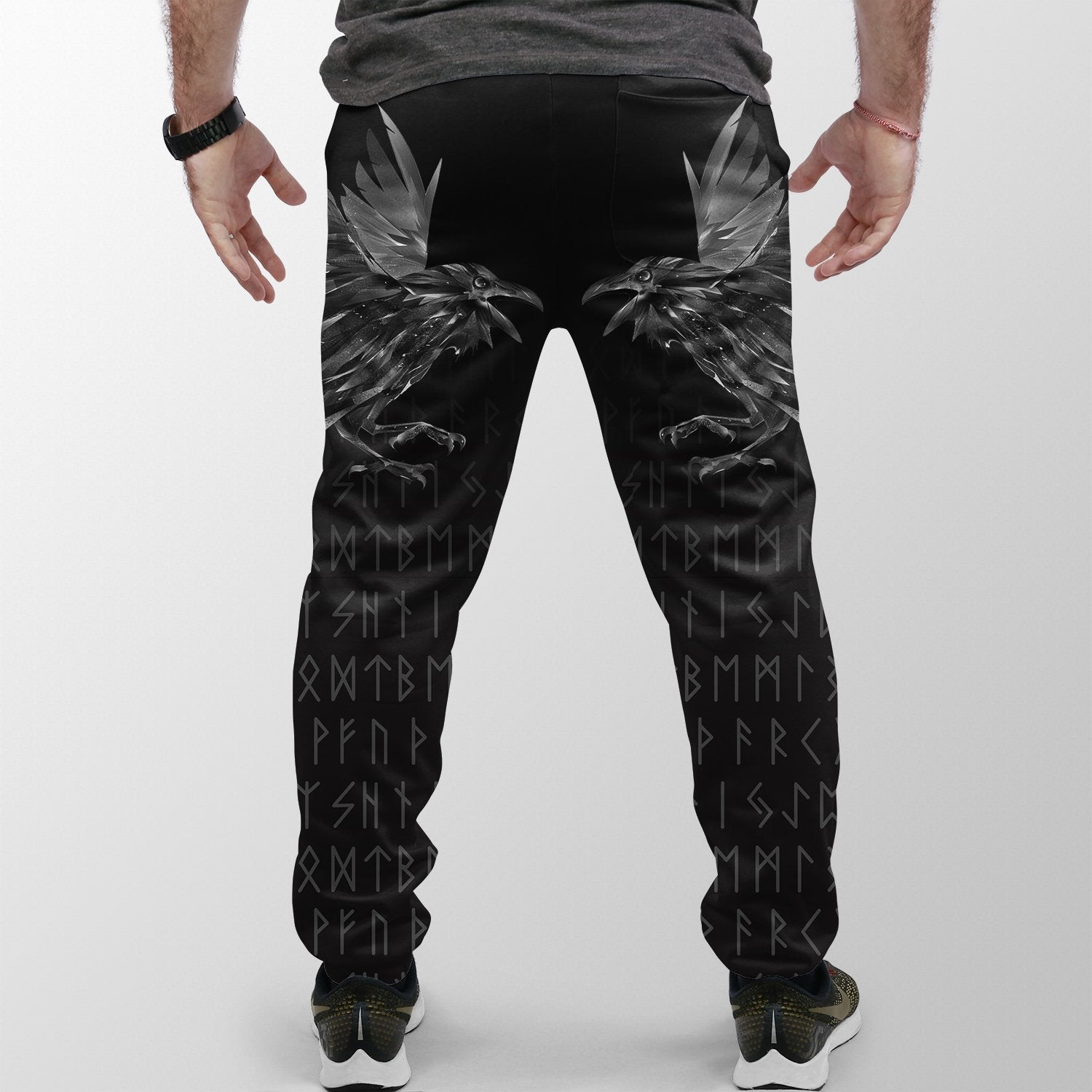 Viking Jogger Odin Huginn and Muninn Rune RLT12