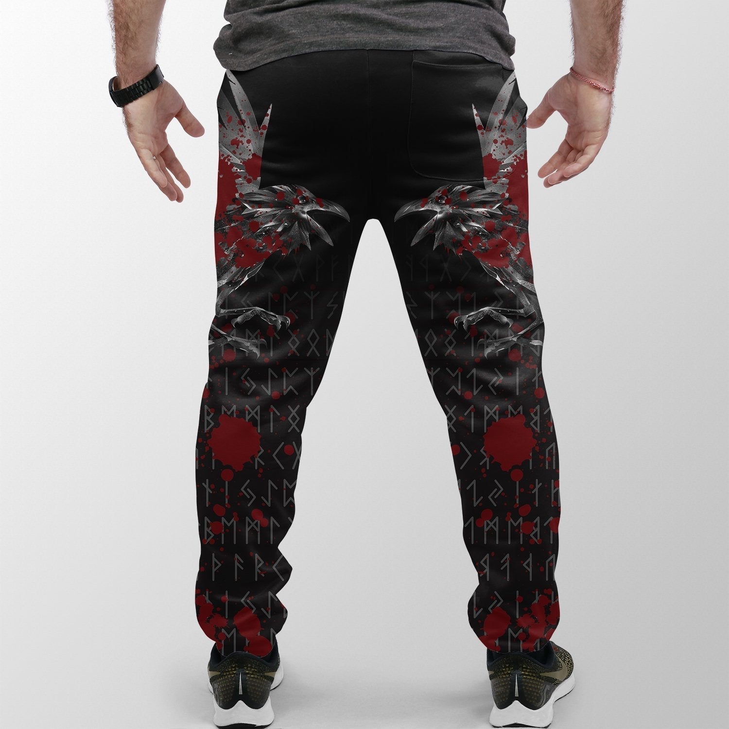 Viking Jogger The Raven Of Odin Rune Blood RLT12