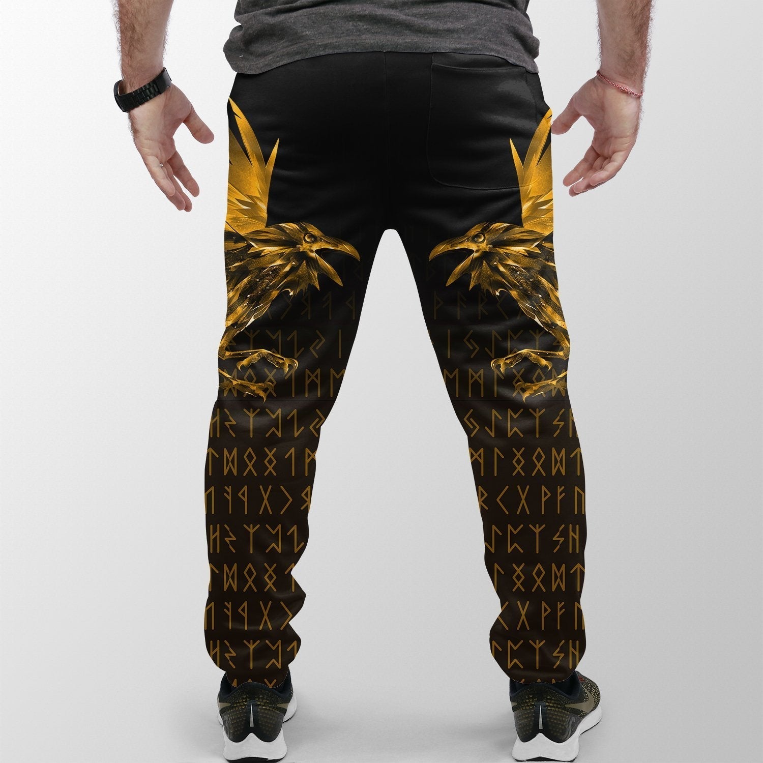 Viking Jogger The Raven Of Odin Rune, Gold RLT12