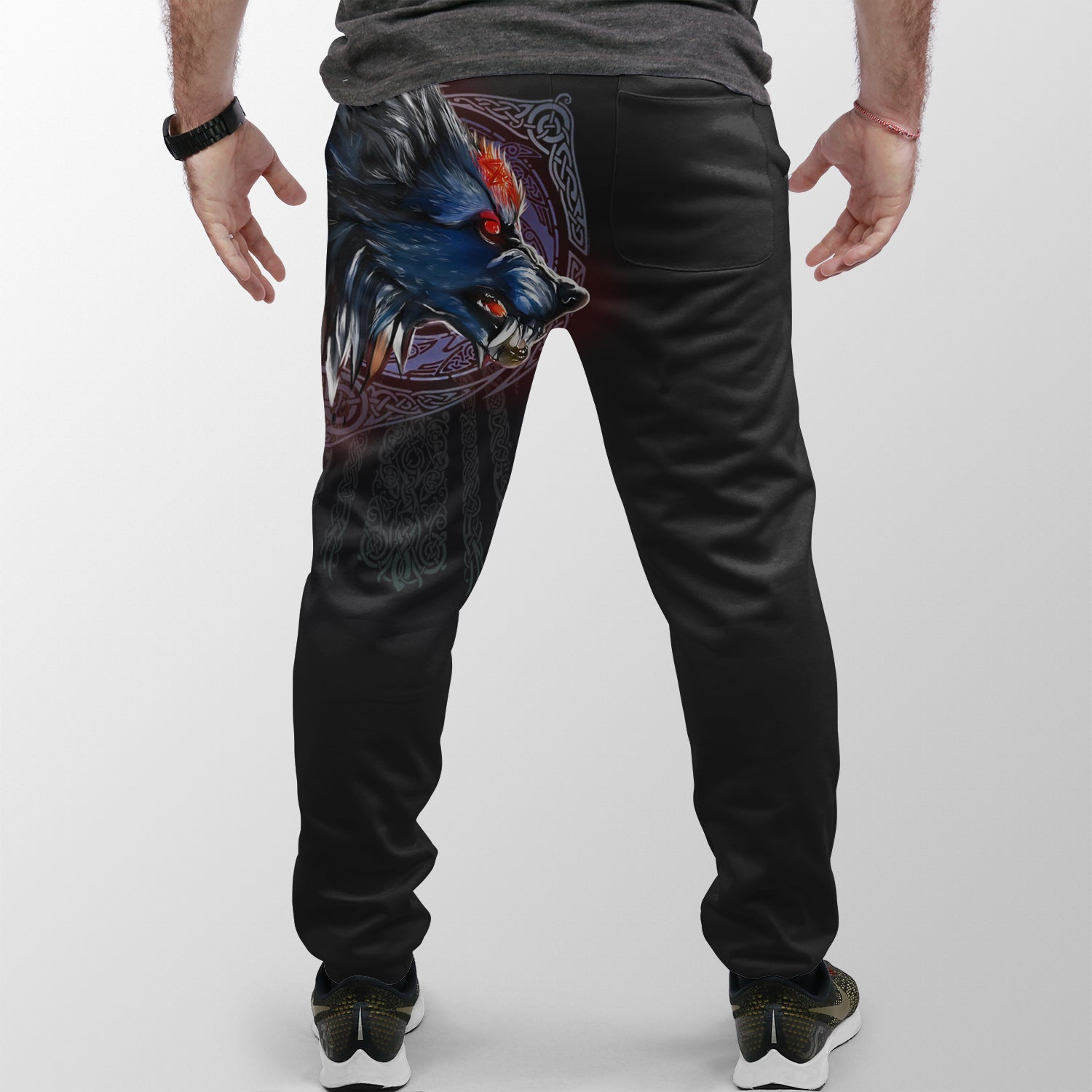 Viking Jogger (Women's/Men's) Viking Fenrir Wolf 3D RLT12