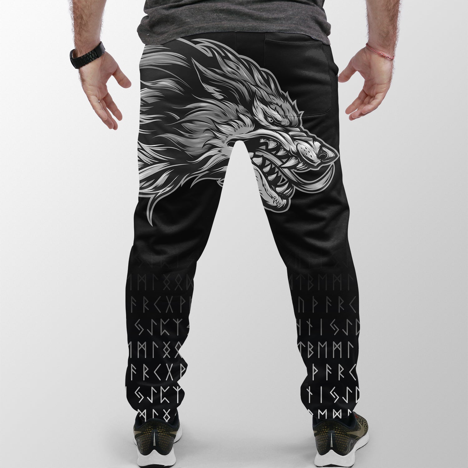 Viking Jogger (Women's/Men's) Fenrir Wolf Near Shoulder RLT12
