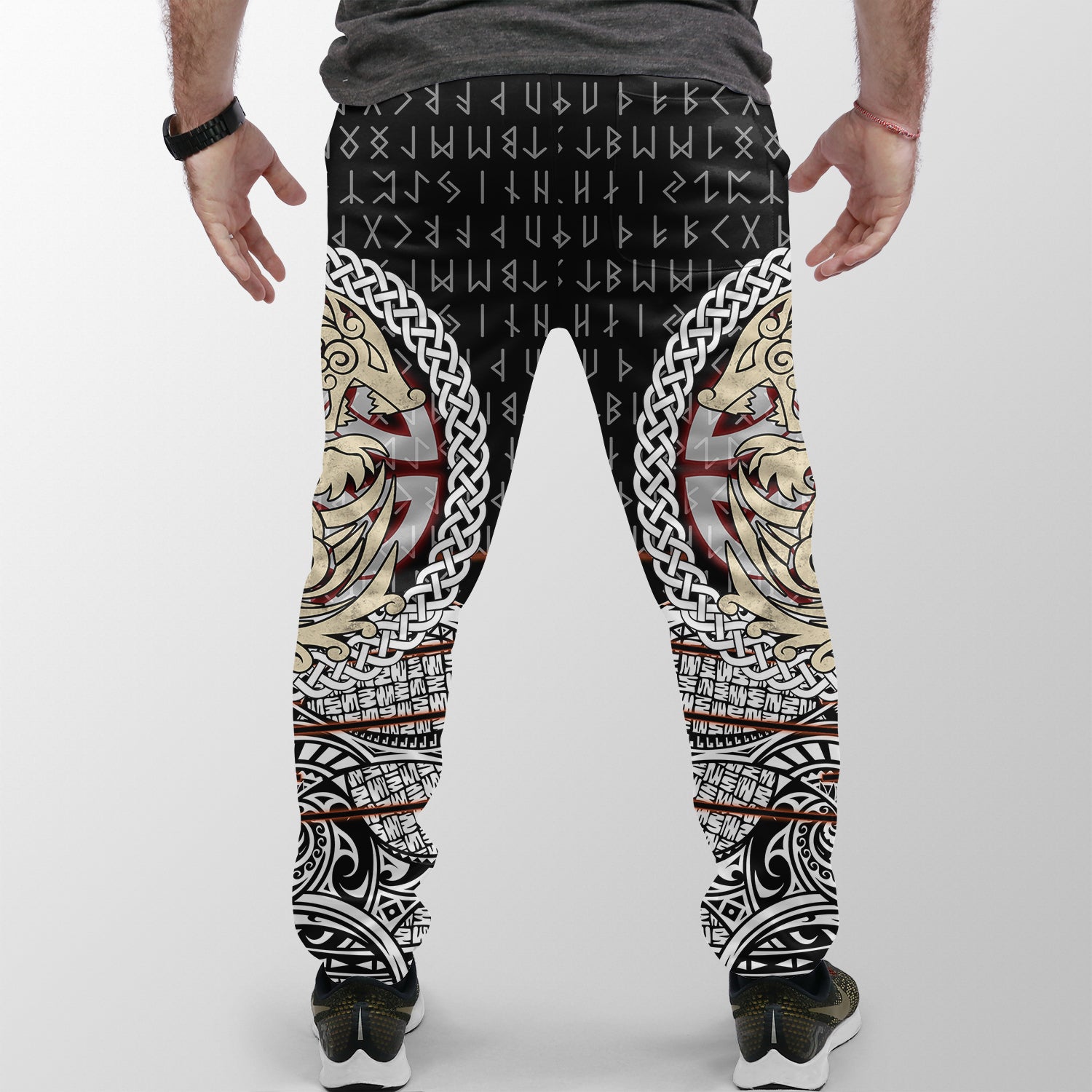 Viking Jogger (Women's/Men's) Fenrir Vikings Tattoo 3D RLT12