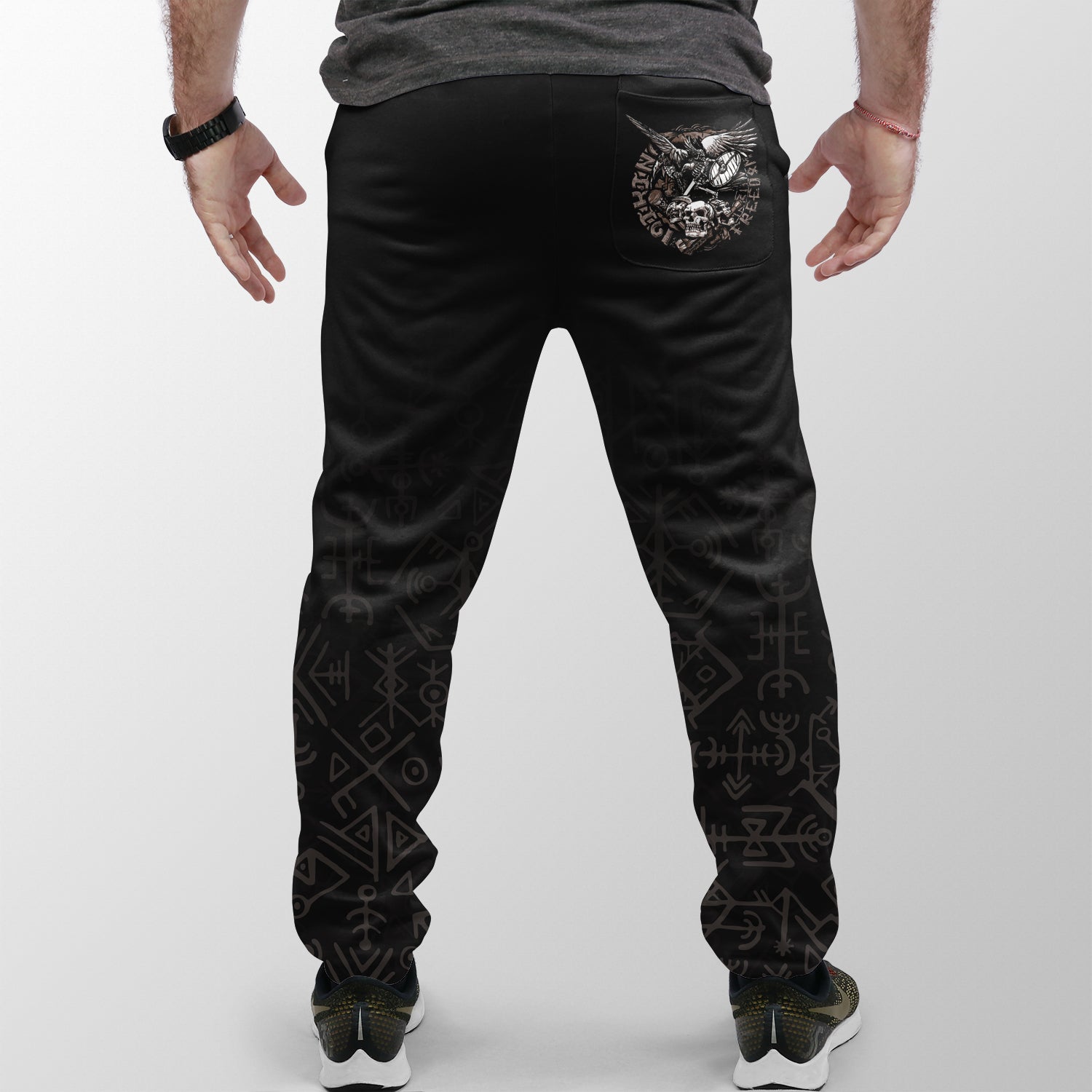 Viking Warrior Jogger Women's/Men's Odin Tattoo RLT12