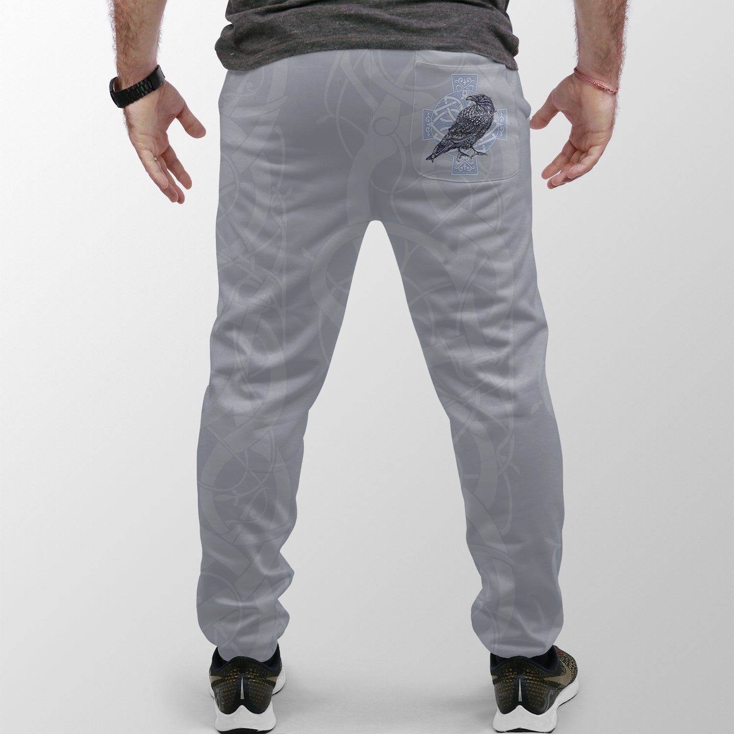 Viking Jogger (Women's/Men's) Odin's Celtic Raven Scandinavian Tattoo RLT12