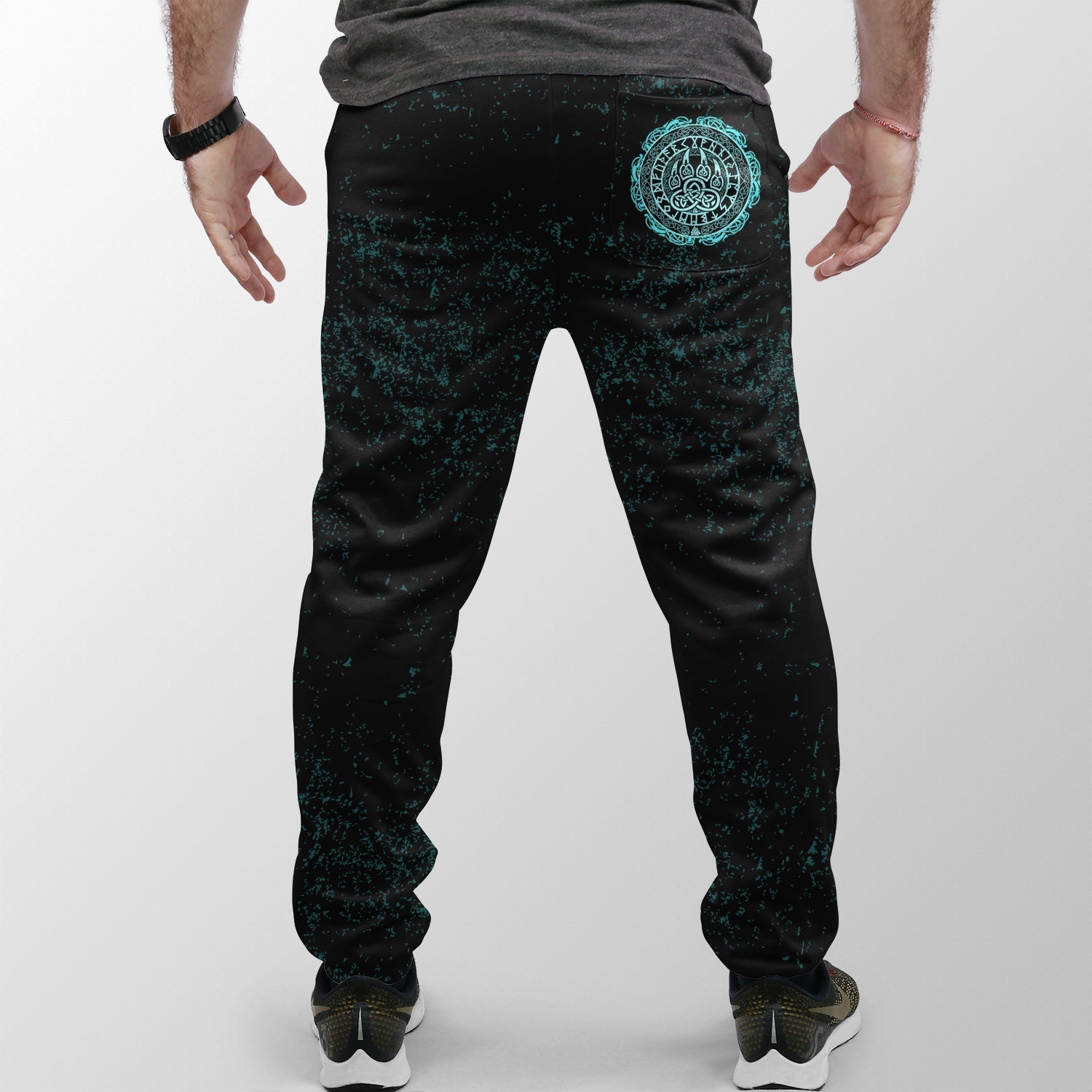 Viking Jogger (Women's/Men's) Viking Bear Claws Cyan Tattoo RLT12