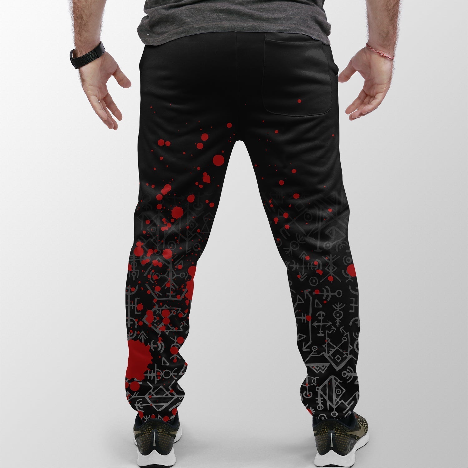 Viking Jogger (Women's/Men's) Raven Celtic Tattoo Blood RLT12
