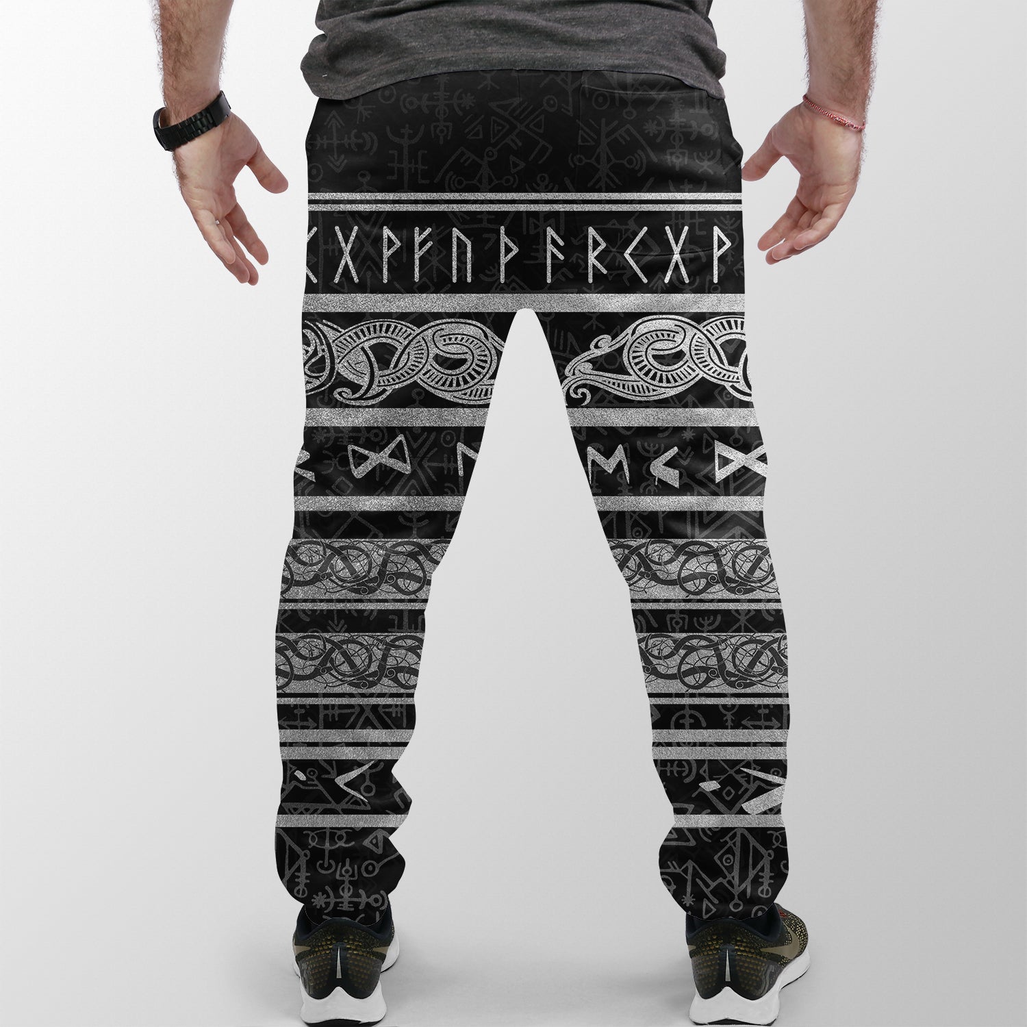 Viking Jogger (Women's/Men's) Odin and Raven Tattoo RLT12