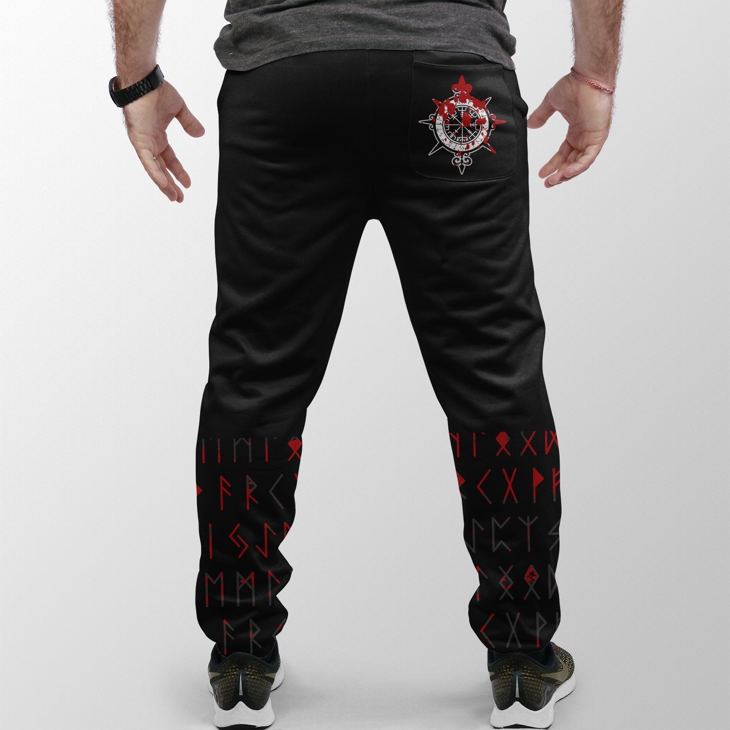 Viking Jogger (Women's/Men's) Mystical Raven Tattoo Style Blood RLT12