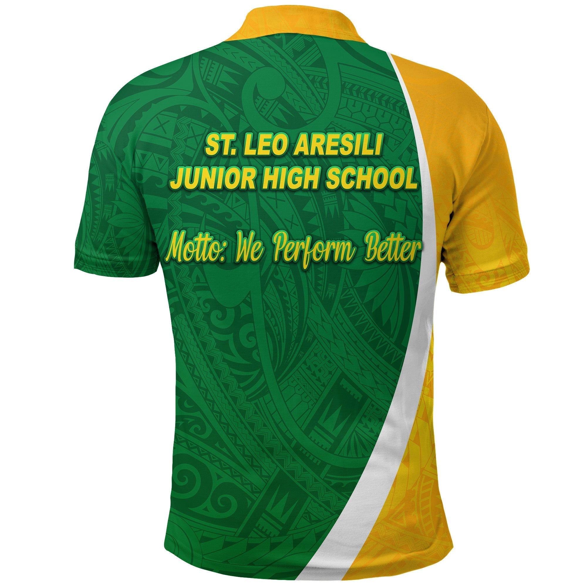 St. Leo Aresili Junior High School Polo Shirt Simplified Version LT8