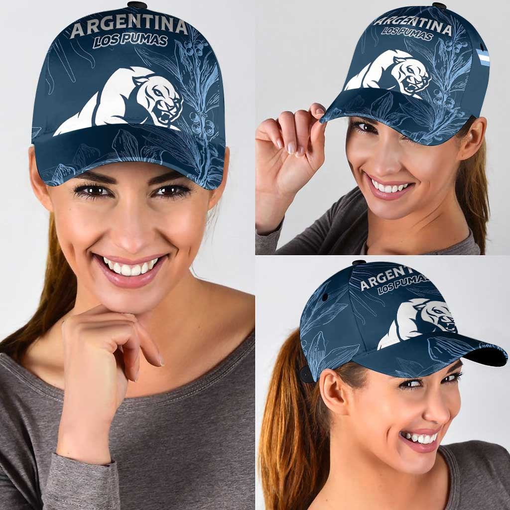 Argentina Rugby Los Pumas Classic Cap Laurel Wreath Inspired LT07